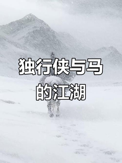 一人一马一江湖 谁人心中不蔓殊 第1张 一人一马一江湖 谁人心中不蔓殊 第1张