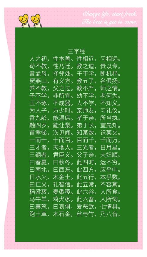 《三字经》全文解释及启示  第1张