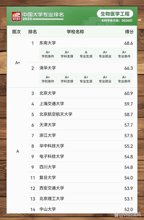 重庆生物医学工程类专业大学排名及分数线(2026最新名单) 第1张 重庆生物医学工程类专业大学排名及分数线(2026最新名单) 第1张