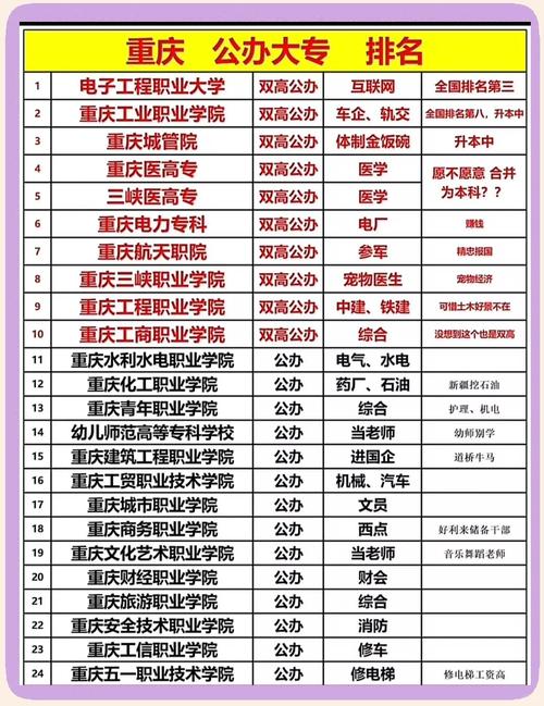 重庆实力最强的民办大专有哪些?附排名 第1张 重庆实力最强的民办大专有哪些?附排名 第1张