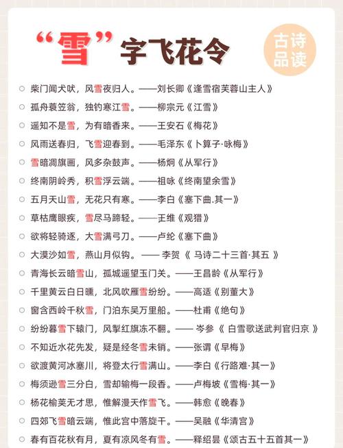 冬天来了,100句带有“雪”字的飞花令,跟孩子一起背一背! 第1张 冬天来了,100句带有“雪”字的飞花令,跟孩子一起背一背! 第1张