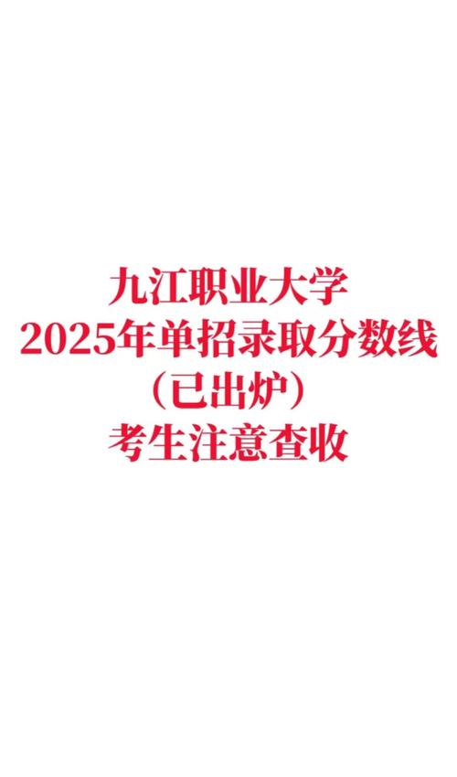 九江理工职业学院录取分数线2025（在各省录取最低分是多少）  第1张
