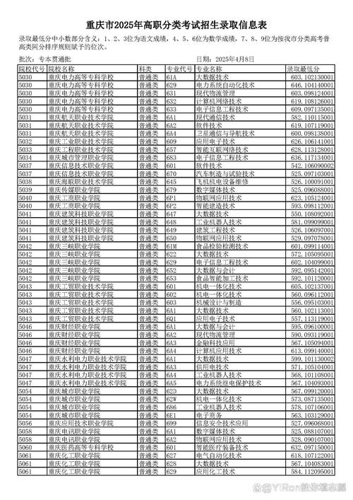 重庆工业职业技术大学各专业录取分数线2025是多少分「录取最低分」 第1张 重庆工业职业技术大学各专业录取分数线2025是多少分「录取最低分」 第1张