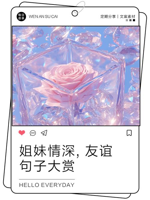 倾情相聚，27句姐妹团圆尽显幸福时刻  第1张