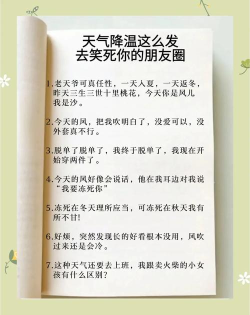 适合天冷发的搞笑文案  第1张