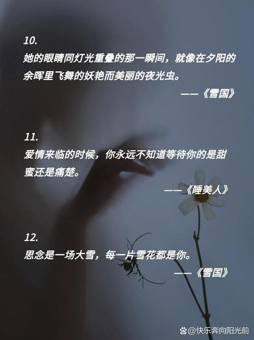 川端康成经典语录  第1张