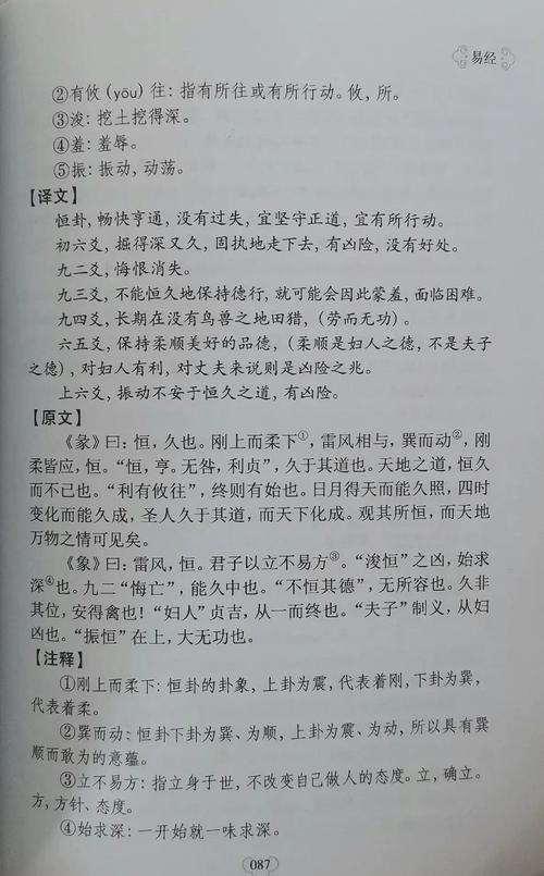恒：君子以立不易方  第1张