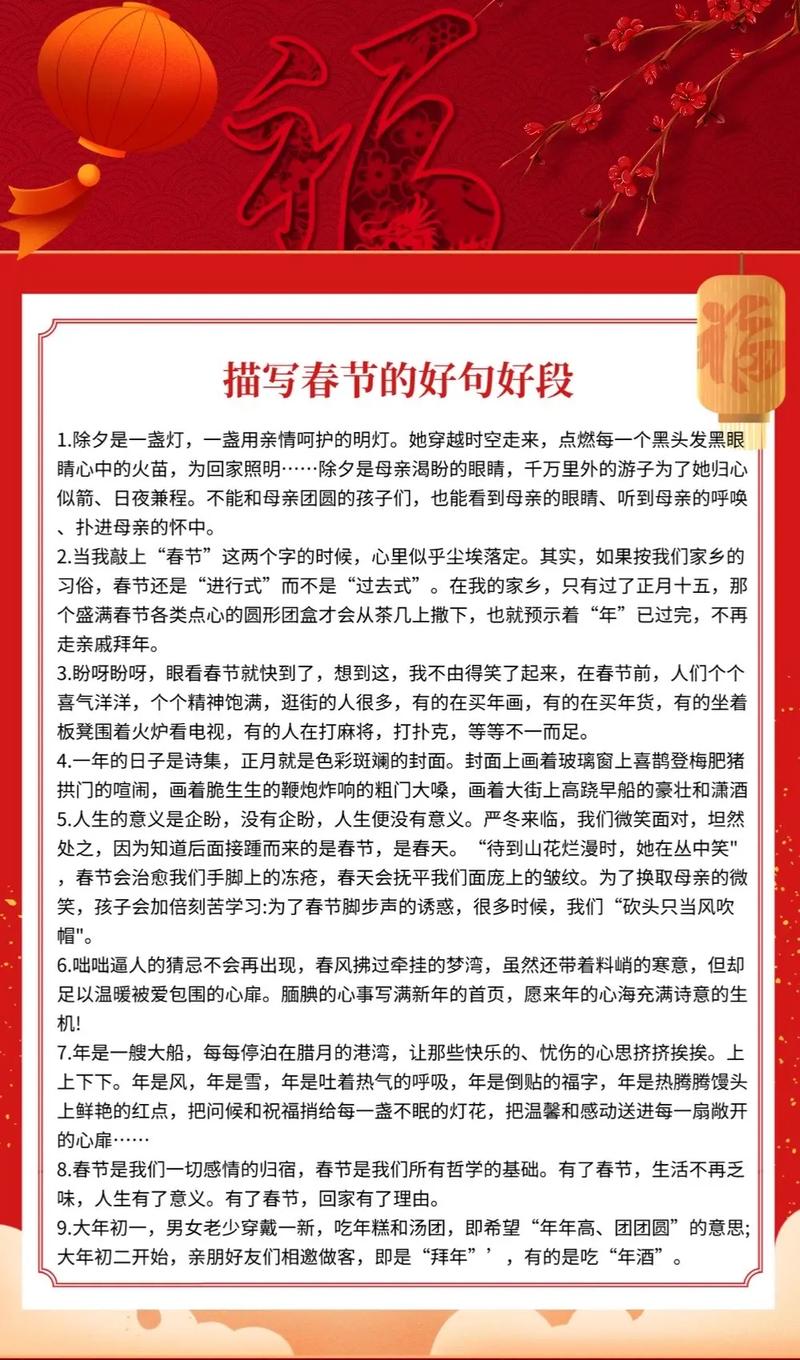 关于春节的22句名言，你知道多少？  第1张