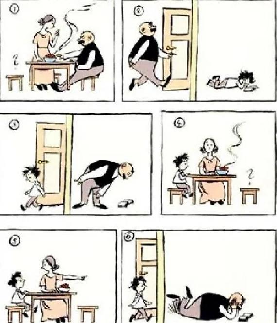 感人至深的漫画故事：父与子是一生的陪伴  第1张