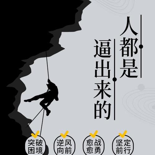 【人生格言】人是逼出来，事是做出来的  第1张