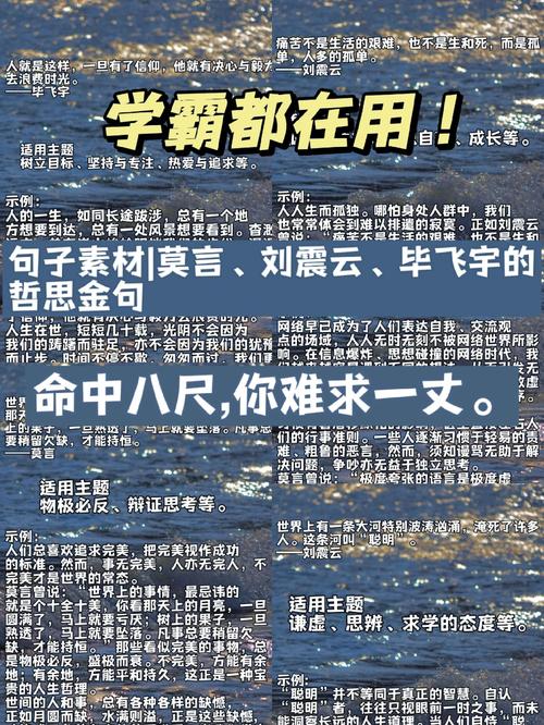 精品素材：中国著名作家语录100句  第1张