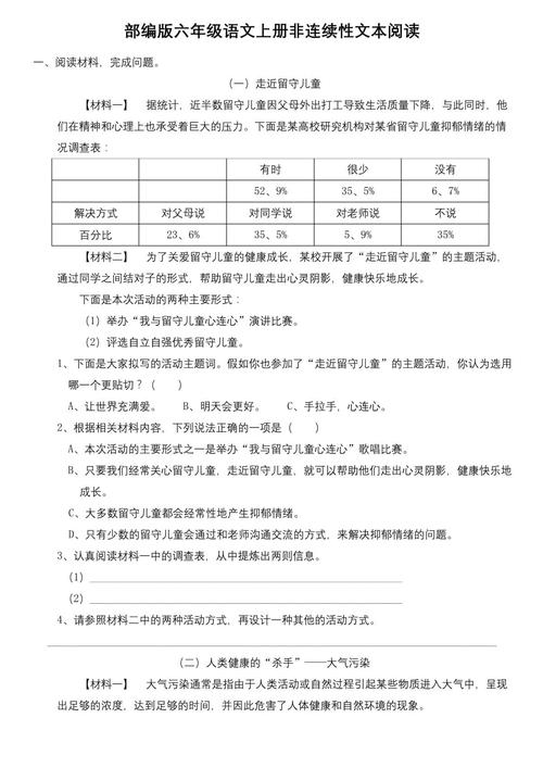 解题指导|非连续性文本阅读 第1张 解题指导|非连续性文本阅读 第1张